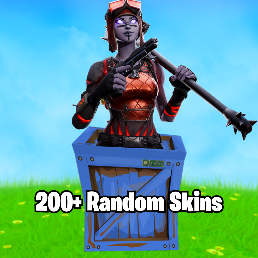 200+ random skins * hidden rares *